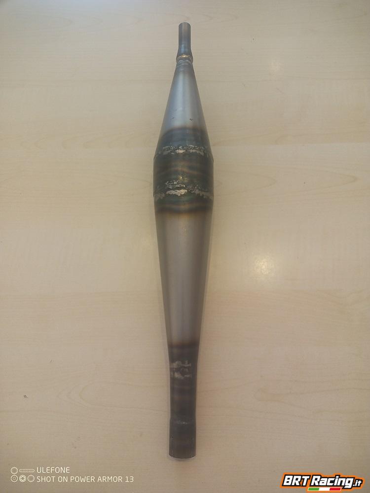 Marmitta artigianale per SG-BZM da 27-35cc BRT Racing