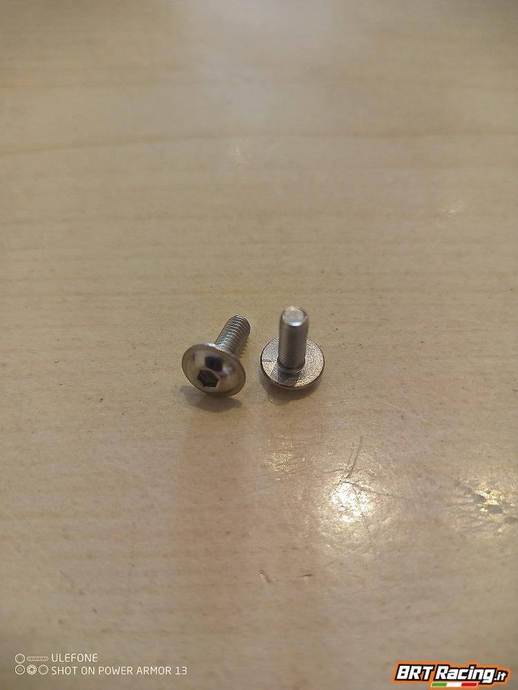 Viti frizione 3x8 5pz inox BRT Racing
