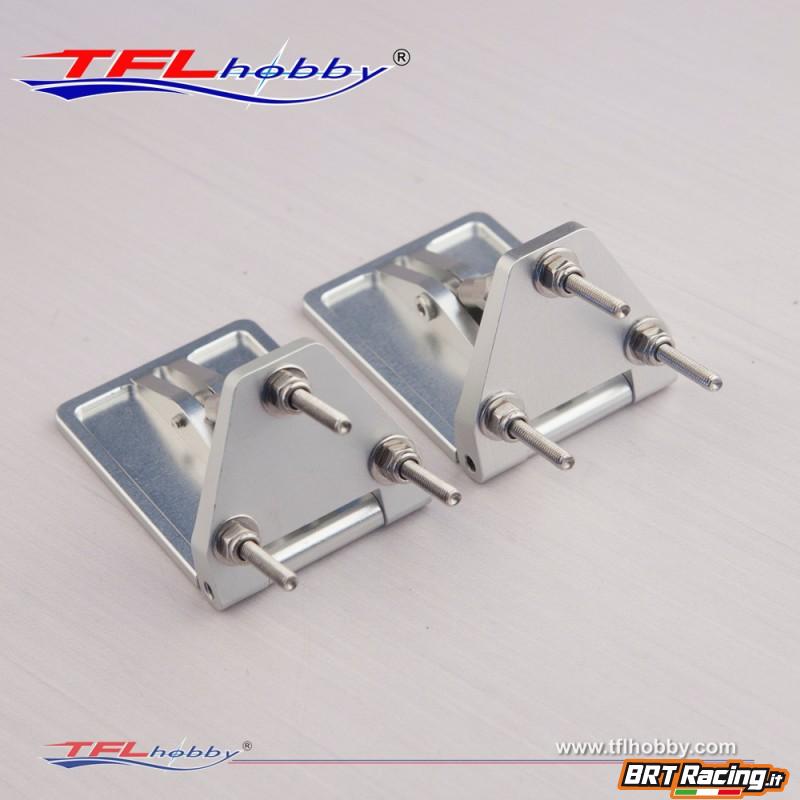 516B70 TFL Coppia Flap In Alluminio Da 55 mm BRT Racing 1