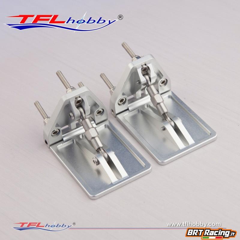 516B70 TFL Coppia Flap In Alluminio Da 55 mm BRT Racing